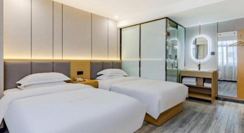 Greentree Alliance Jiangsu Nanjing Pukou District Zhongsheng Street Wende Road Metro Station Hotel Exterior foto